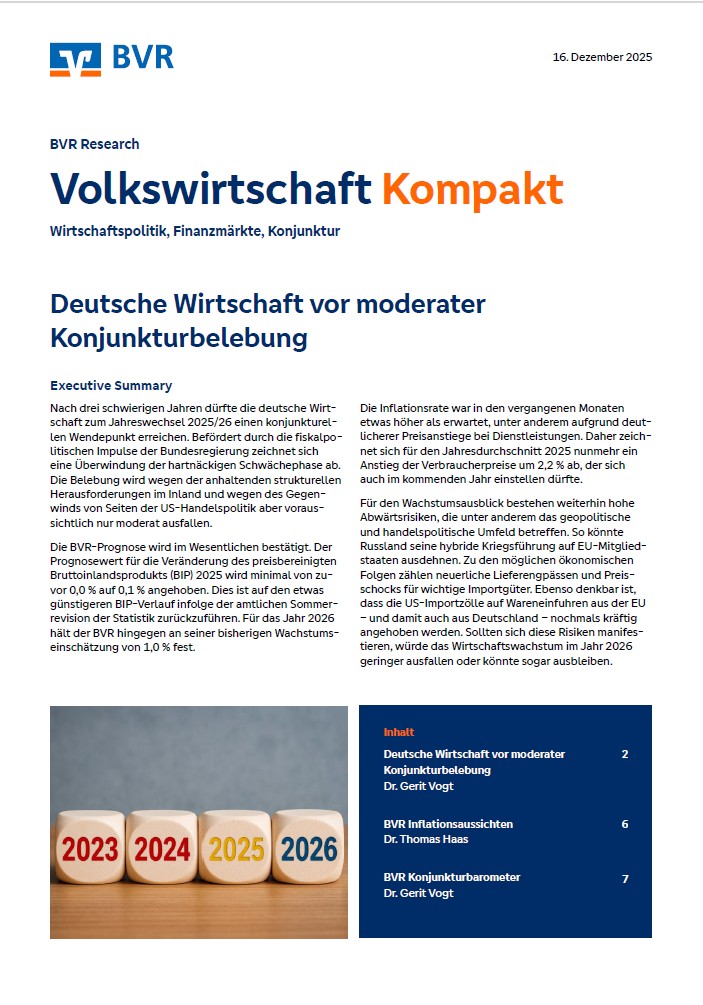 16. Dezember 2025: Deutsche Wirtschaft vor moderater Konjunkturbelebung